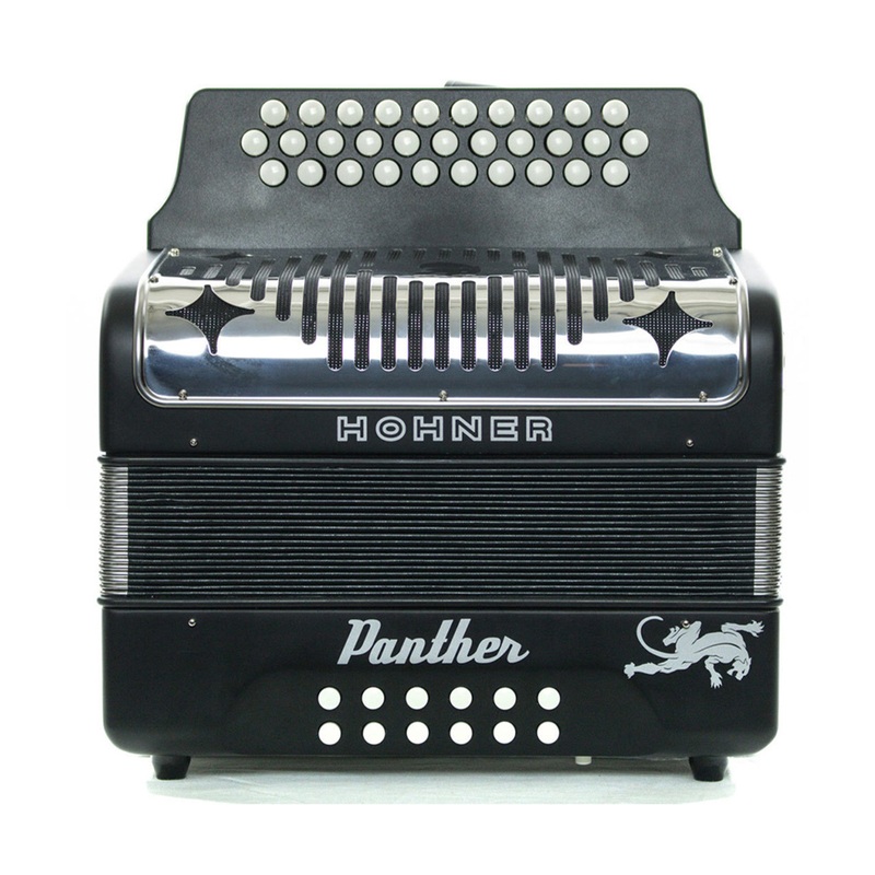Hohner Panther GCF Accordion 3-Row Diatonic Accordion