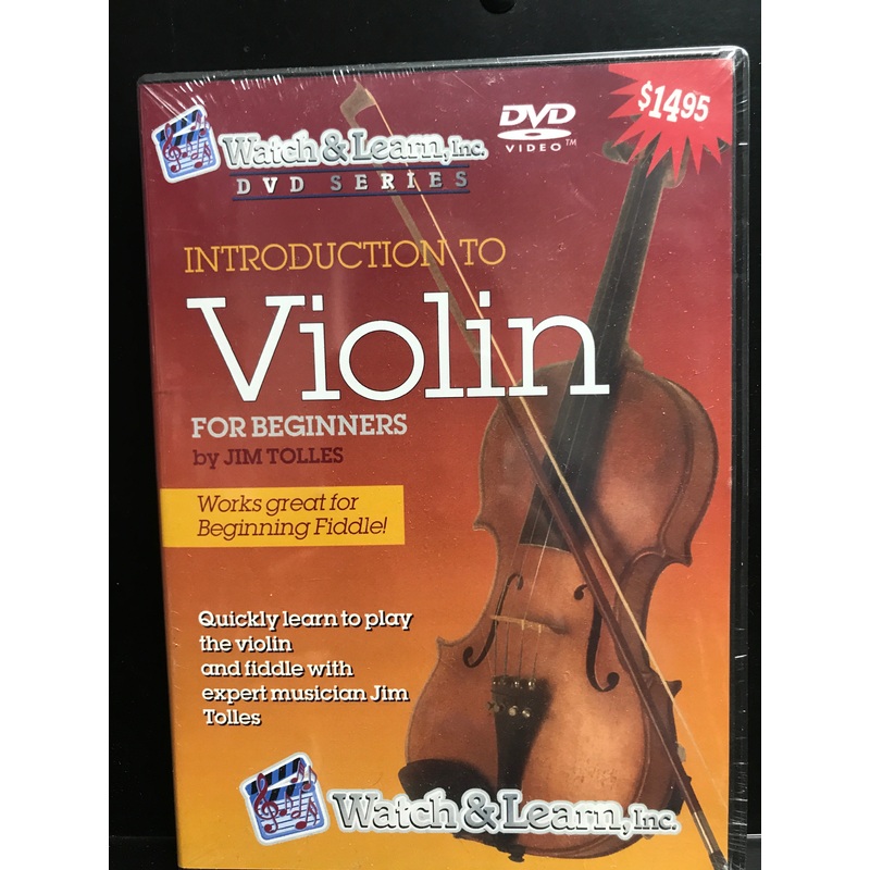 Watch & Learn Introduction to Violin for Beginners DVD