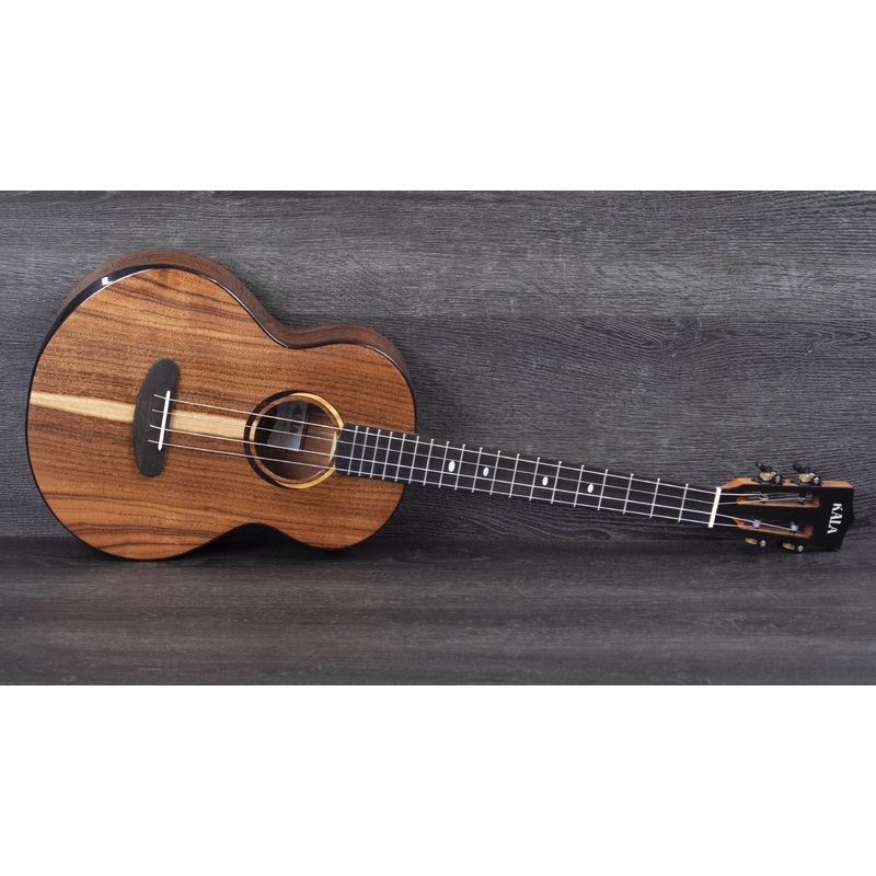 Kala Contour All Solid Gloss Acacia Baritone Ukulele w/ Bag