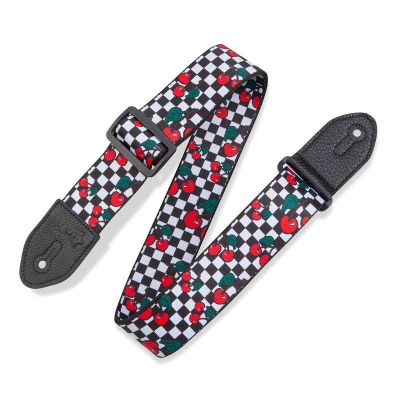 Levy's Fruit Salad Cherries Guitar Strap MP2FS-002