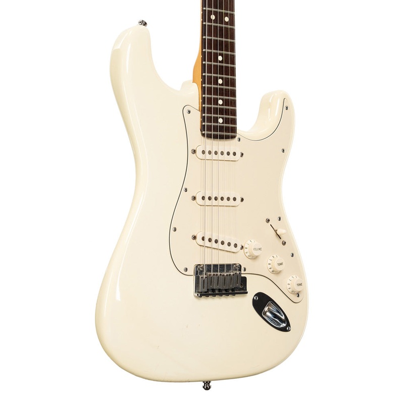 Pre-Owned 2002 Fender Jeff Beck Stratocaster - Olympic White w/ Original Hardshell Case