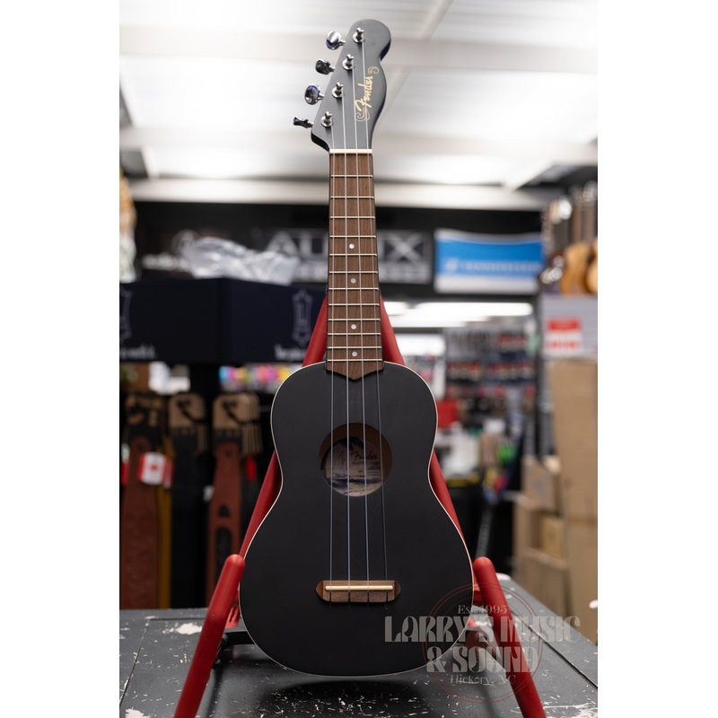 Fender Venice Soprano Ukulele - Black