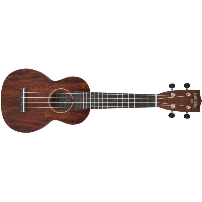 Gretsch G9100 Soprano Standard Ukulele with Gig Bag, Ovangkol Fingerboard, Vintage Mahogany Stain