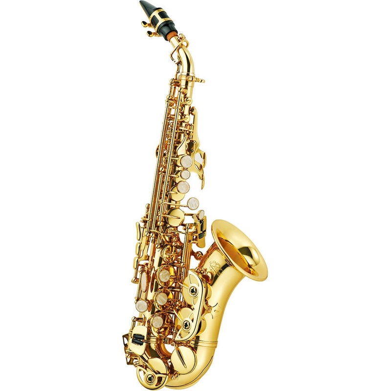 J.Michael SPC-700 Curved Soprano Saxophone in Clear Lacquer Finish
