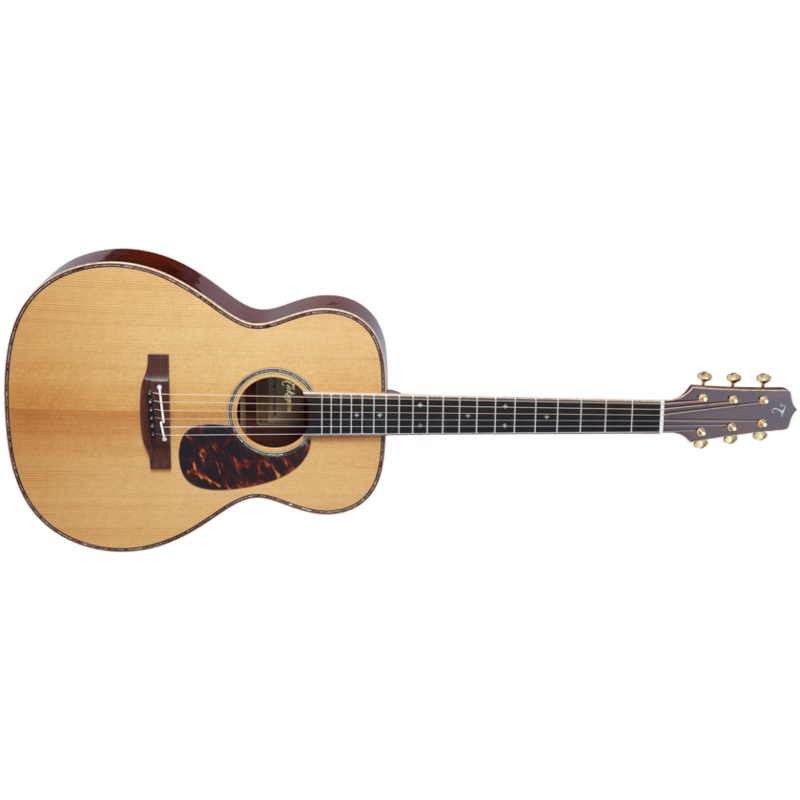 Takamine EF75M-TT OM Guitar, All Solid, Thermal Spruce Top, Madagascar Rosewood Back w/TLD-2 Pickup