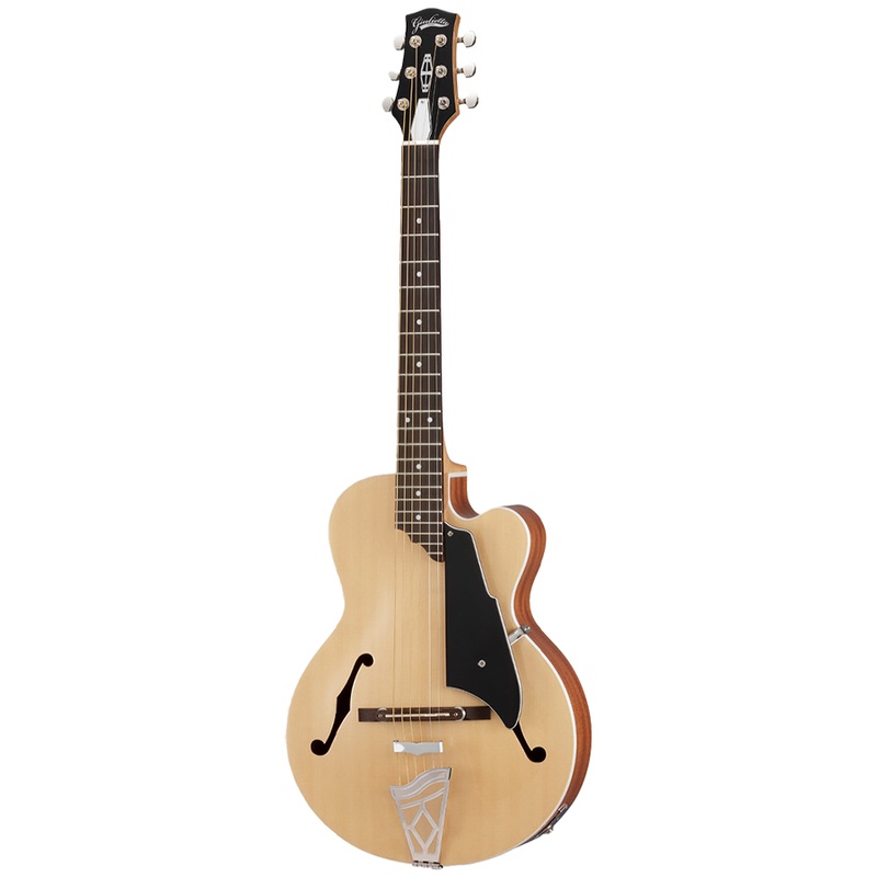 Vox VGA3PSNA Giulietta Single Cutaway Archtop Electric Guitar Natural