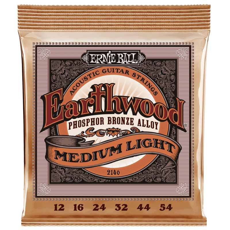 ERNIE BALL EARTHWOOD ACOUSTIC STRINGS 12-54 2146