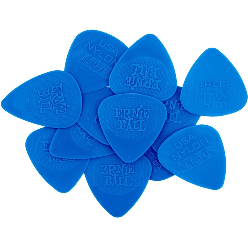 Ernie Ball Nylon Guitar Picks Light .53mm 12-Pack