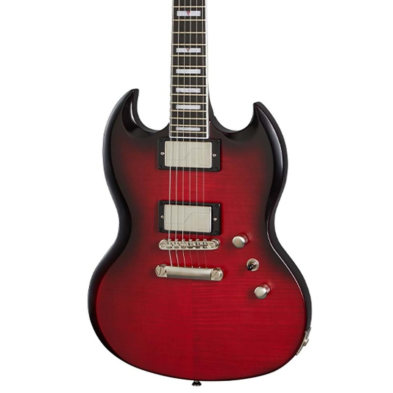 Pre-Owned Epiphone SG Prophecy Electric Guitar Red Tiger Aged Gloss