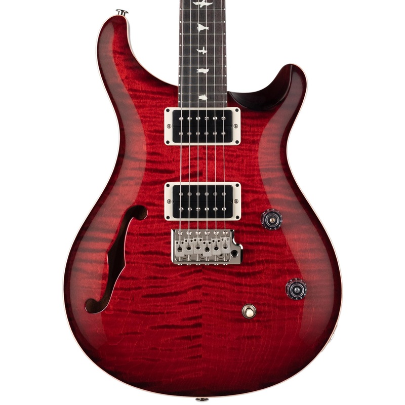 PRS CE24 SEMI-HOLLOW - FIRE RED BURST