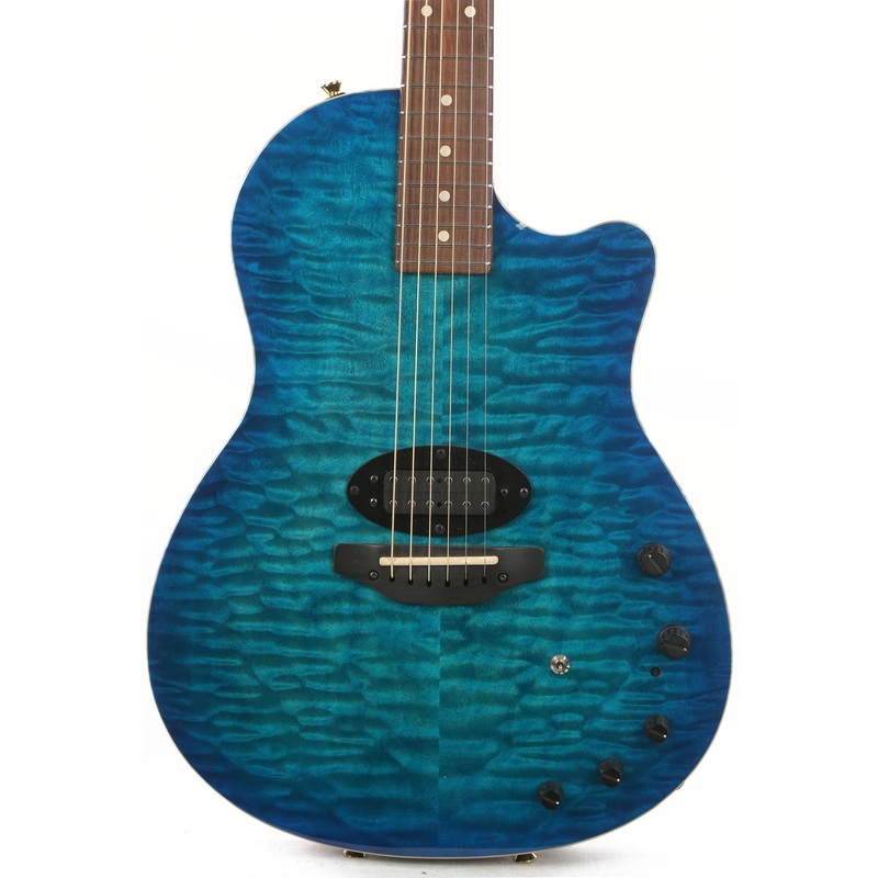 Tom Anderson Crowdster Plus Acoustic-Electric Bora Bora to Trans Blue Burst 2008