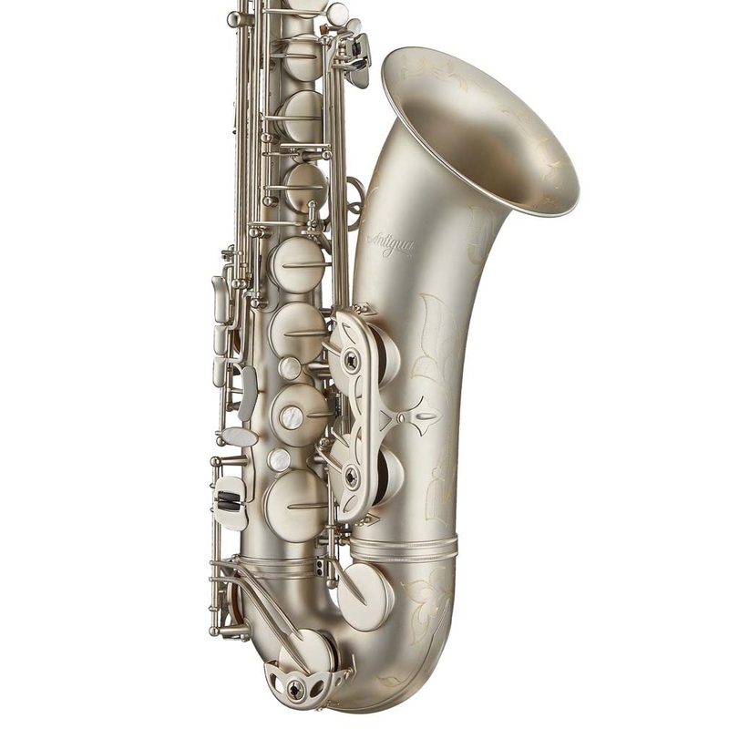Antigua Winds TS4248 PowerBell Bb Tenor Saxophone - Classic Nickel