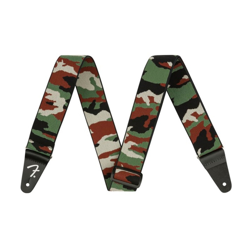 Fender Weighless Camo Strap Woodland Camo