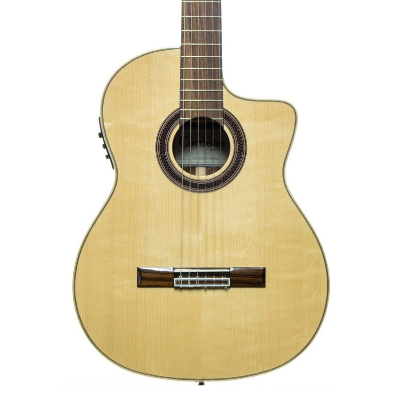 Pre Owned Cordoba GK Studio Negra Nylon Acoustic-Electric Guitar Natural | Used