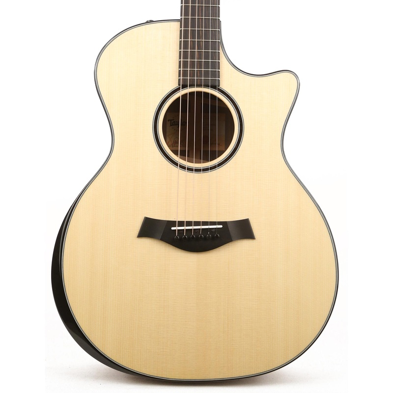 Taylor Custom Shop Grand Auditorium Blackheart Sassafras and Lutz Spruce Limited Edition Used