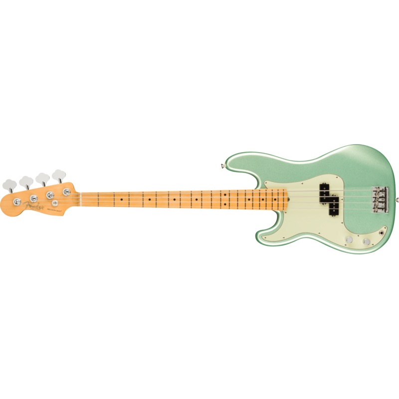 Fender American Professional II Precision Bass Left-Hand, Maple Fingerboard, Mystic Surf Green