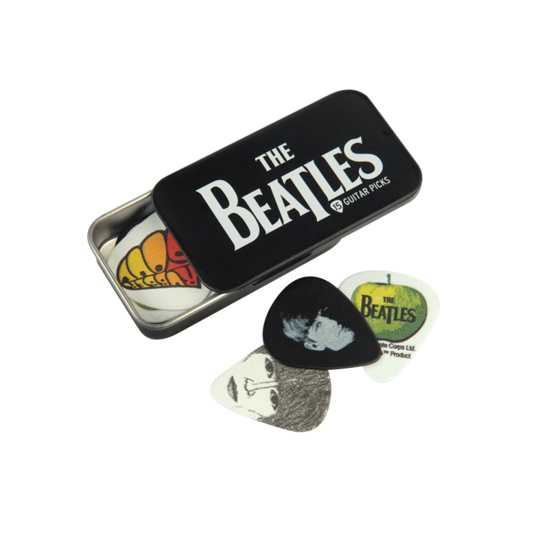 Pick Tins with Assorted Beatles Picks