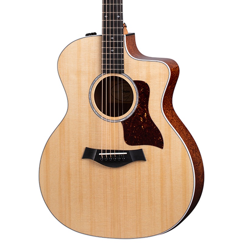 Taylor 214ce Quilted Sapele DLX LTD Acoustic-Electric Guitar | New