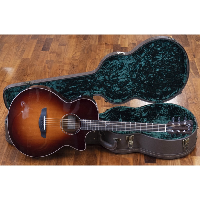 Faith Classic Burst Venus Electro-Acoustic, 45mm Nut, All Solid, Red Cedar Top, Mahogany Back