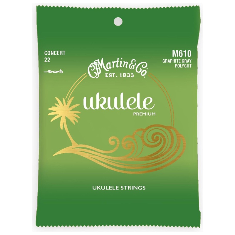 Martin M610 Premium Ukulele Polygut Strings - Concert