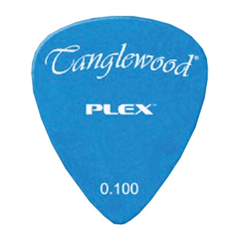 Tanglewood TWPP5 Plex Picks Pack of 12 .100 Blue
