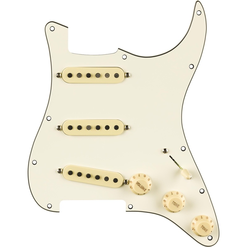 Fender Pre-Wired Strat Pickguard Pure Vintage '59 RWRP Middle