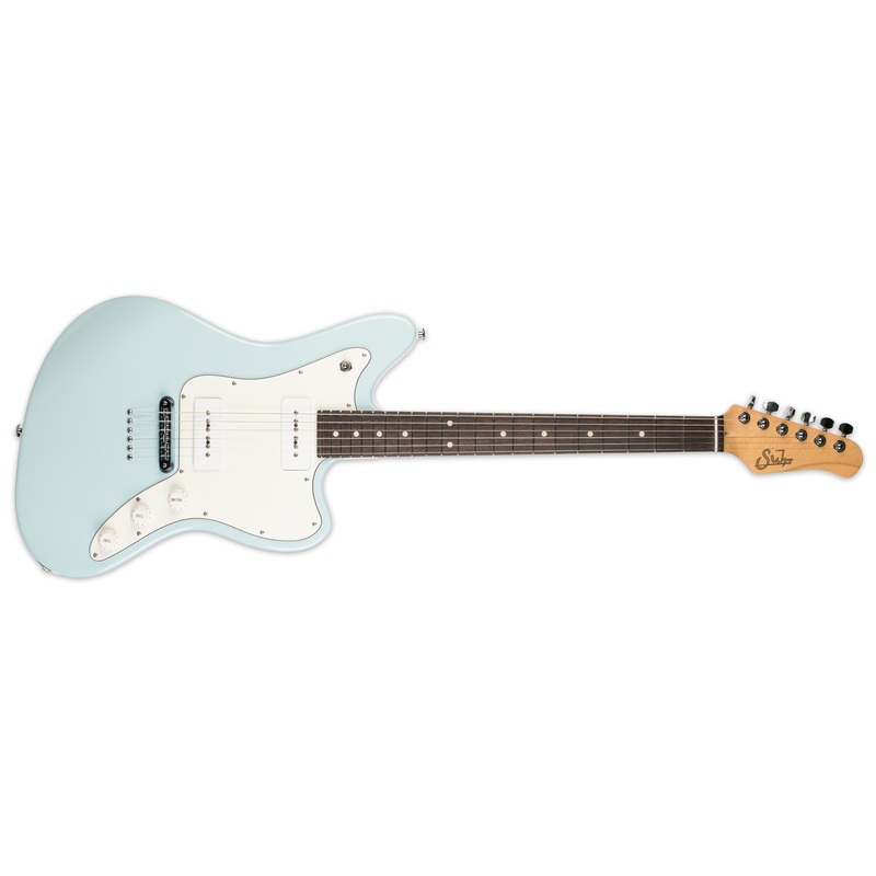 SUHR CLASSIC JM PRO, SONIC BLUE, INDIAN ROSEWOOD FINGERBOARD