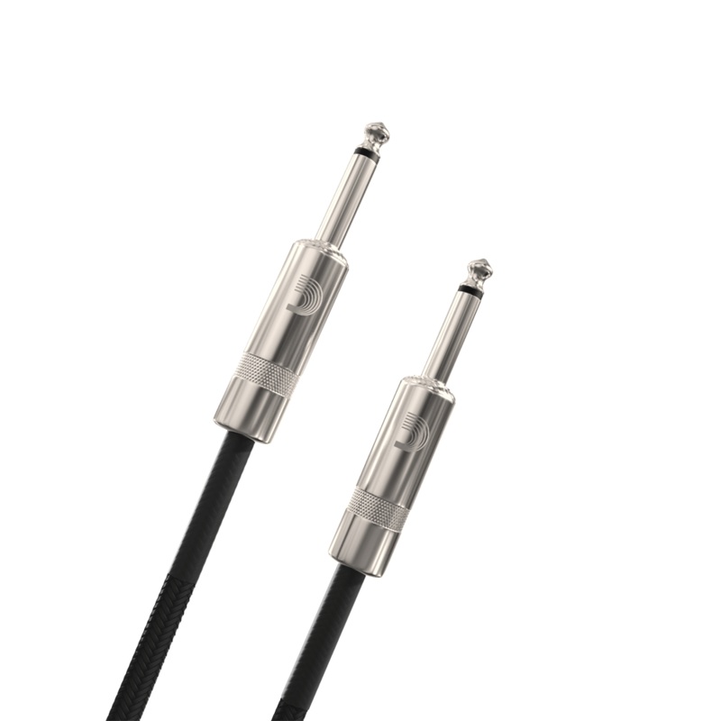 Braided Instrument Cables Black Tweed