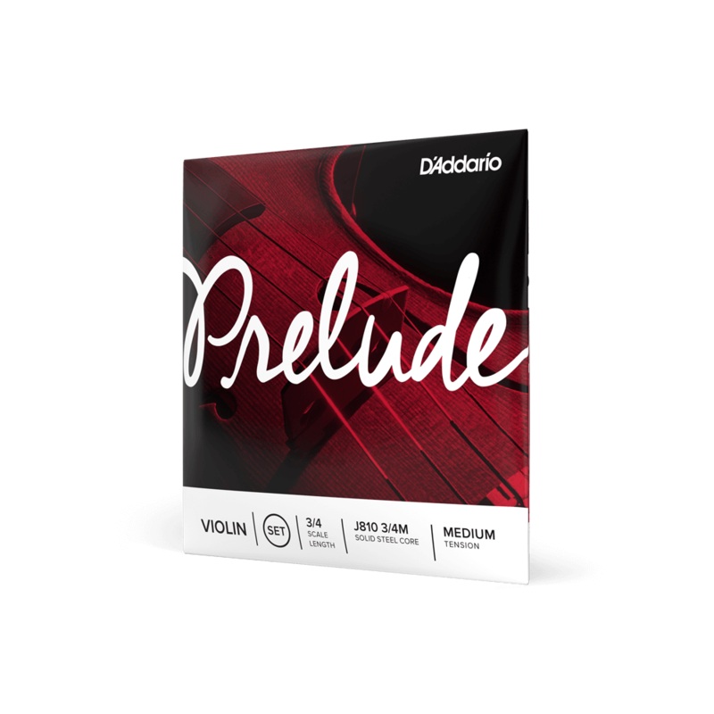 Prelude Violin String Set, 3/4 Scale, Medium Tension