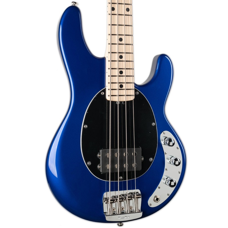 ERNIE BALL MUSIC MAN STINGRAY SHORT-SCALE BASS ULTRAMARINE BLUE WITH CASE