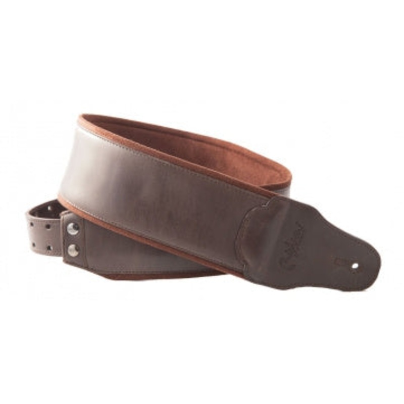 RightOn! Guitar Strap, Bassman Smooth Brown