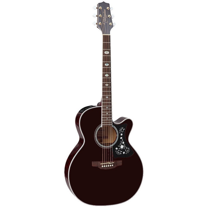 Takamine G70 Series NEX AC/EL Guitar with Cutaway in Wine Red Gloss Finish