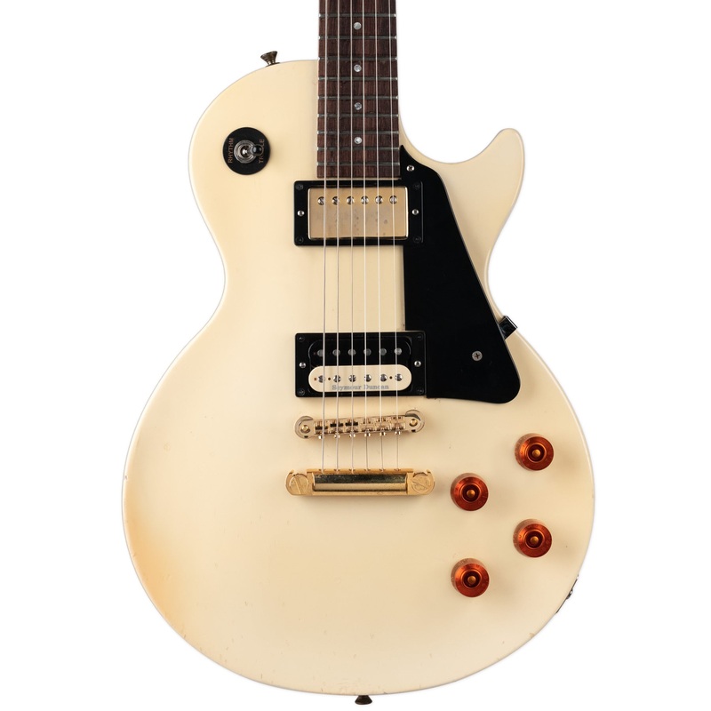 USED GIBSON LES PAUL STUDIO 1984 - WHITE WITH CASE