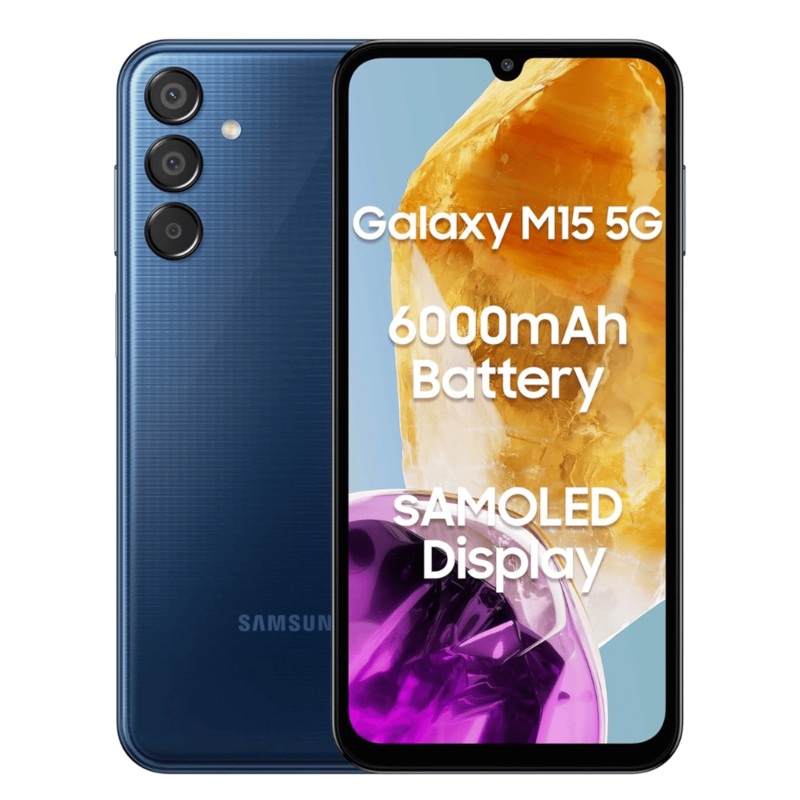 Samsung Galaxy M15 5G 128GB Dual Sim - Dark Blue (DEMO, OPEN BOX, NO WARRANTY)