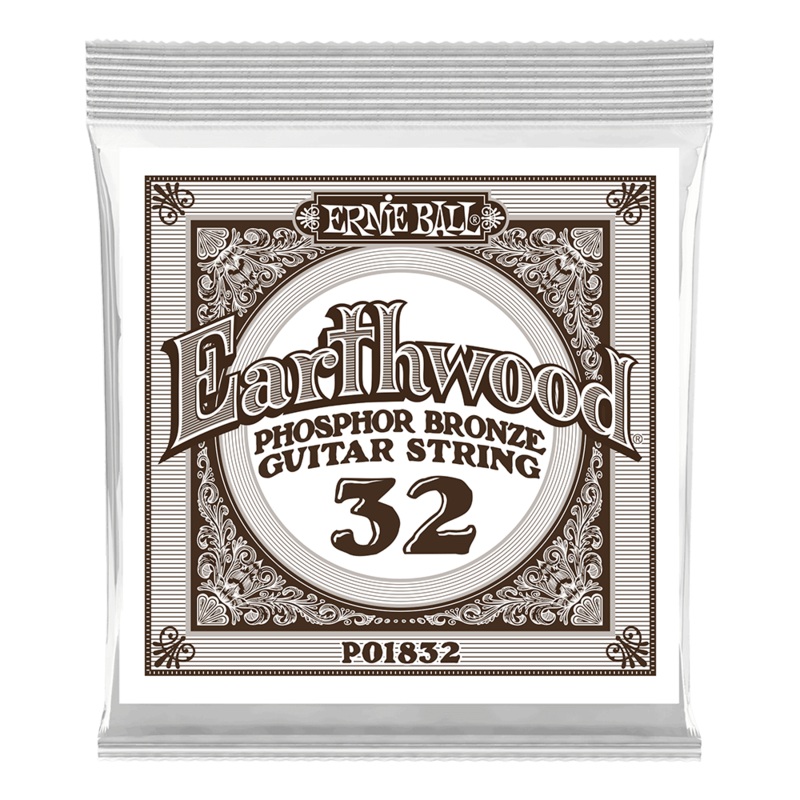 Ernie Ball 1832 .032 Bronze Wound Acoustic Guitar Single String