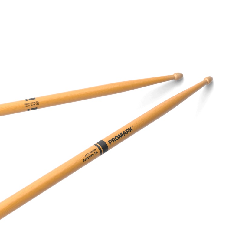Rebound 5A ActiveGrip Clear Hickory Drumstick, Acorn Wood Tip