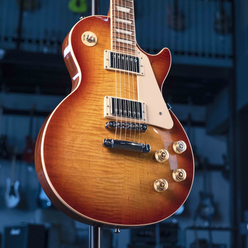 USED GIBSON 2013 LES PAUL TRADITIONAL - ICED TEA WITH CASE
