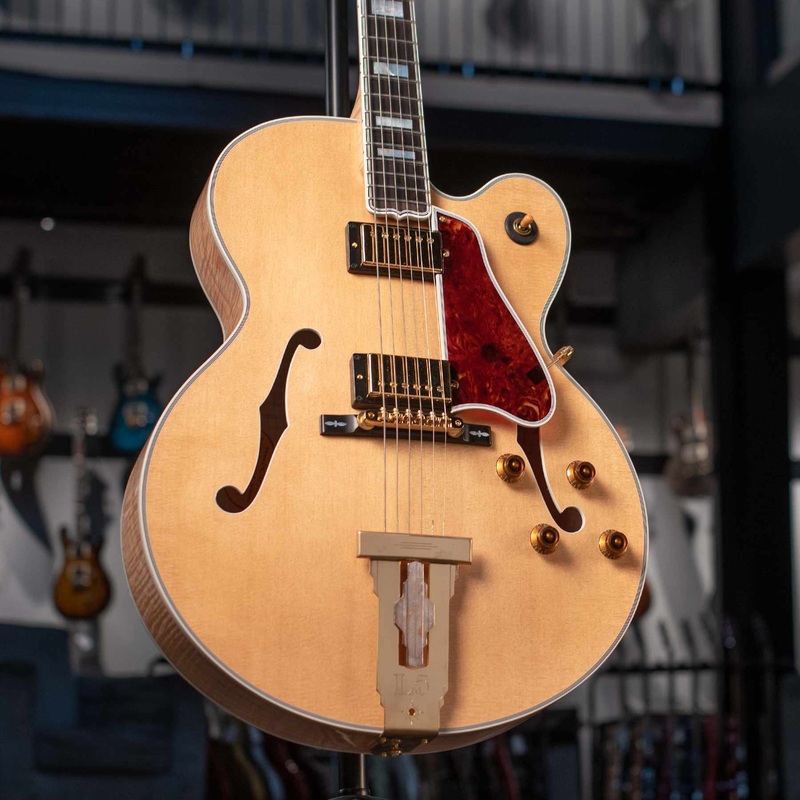 USED GIBSON CUSTOM L-5 CES - 2004 FIGURED NATURAL WITH CASE