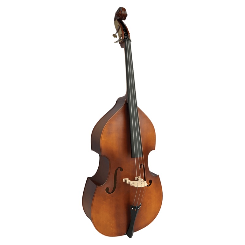 Vivo VIBSL1-14 Neo Plus 1/4 Double Bass Solid Top w/ Bag Antique Finish - Setup