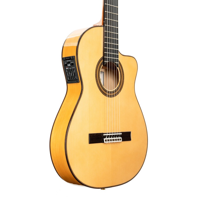 Pre Owned Cordoba FCWE Euro-Spruce/Spanish Cypress Nylon String Acoustic-Electric Guitar