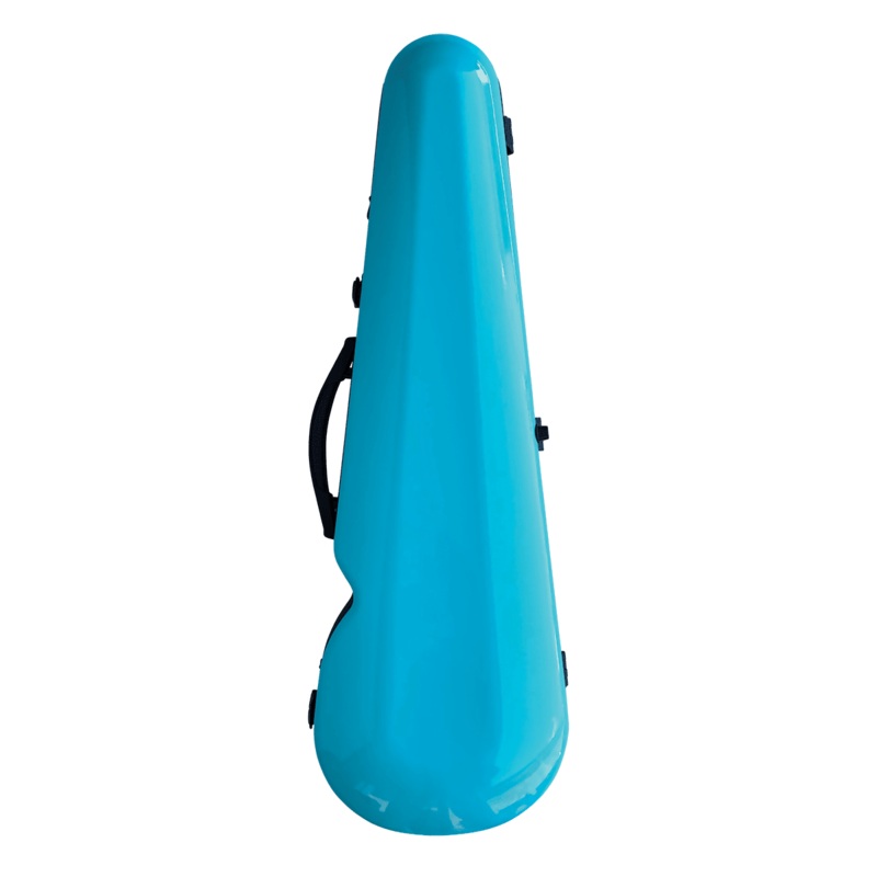 Vivo V203-34AQB Polycarbonate Shaped Case to suit 3/4 Violin / 13" Viola - Aqua Blue