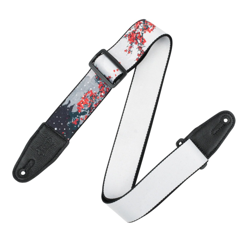 Levy's MPD2-116 Nature Series Guitar Strap - Cherry Blossoms