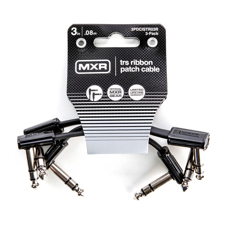 MXR 3" TRS Ribbon Patch Cable 3-Pack
