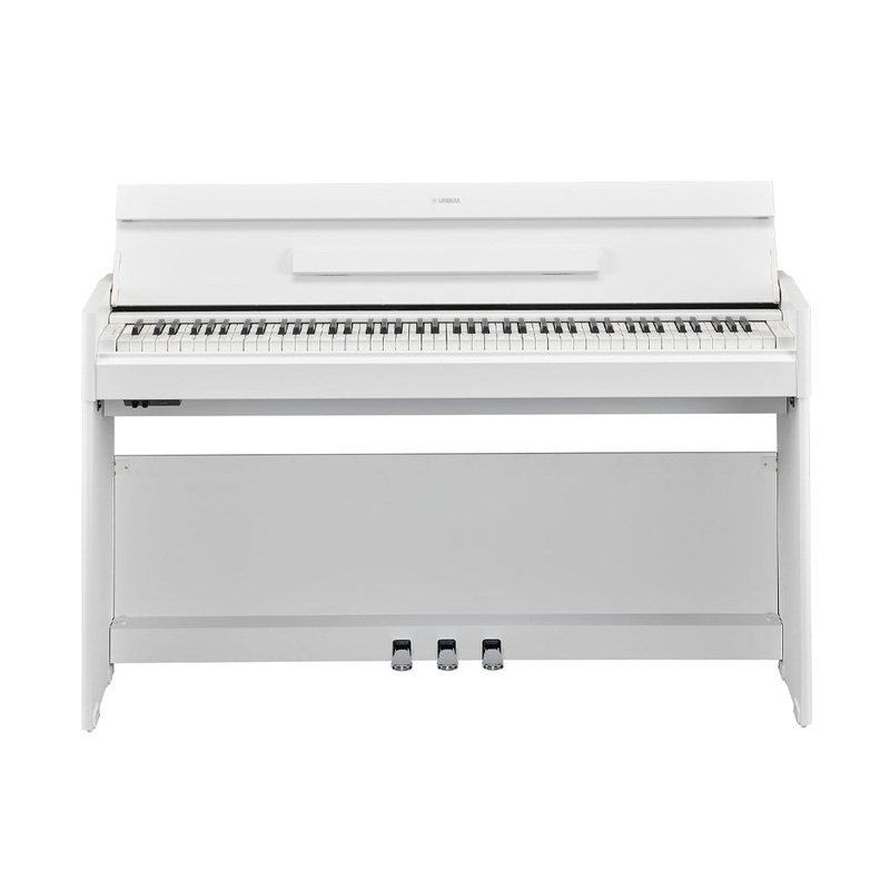 Pre-Owned Yamaha Arius YDP-S55 88-Note Console Digital Piano, White Walnut