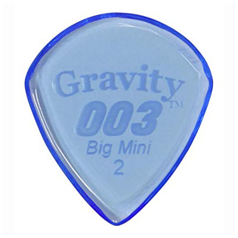 Used Gravity Picks 003 Jazz III Big Mini Pick, 2mm, Blue