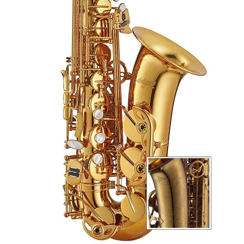 Antigua Winds AS5200 Professional Eb Alto Saxophone - Amber