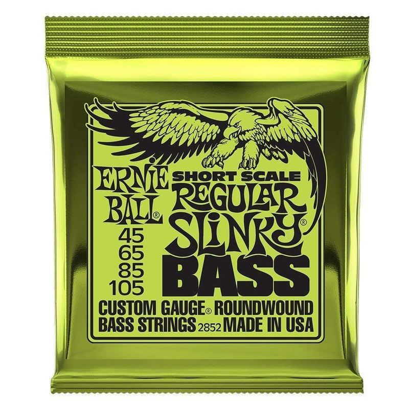 Ernie Ball 2852 Regular Slinky Nickel Wound Short Scale Electric Bass Strings - .045-.105