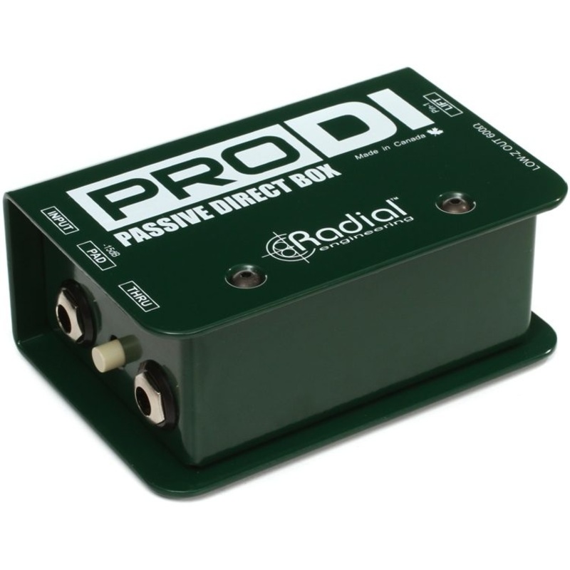 Radial ProDI Passive DI Direct Box Green