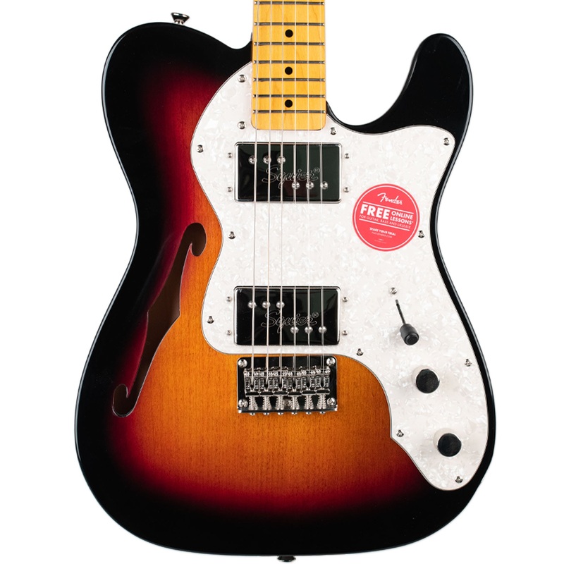 SQUIER CLASSIC VIBE 70S TELECASTER THINLINE - 3-COLOUR SUNBURST