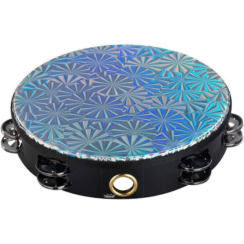 Remo Prizmatic Tambourine, 10 inch Double Row